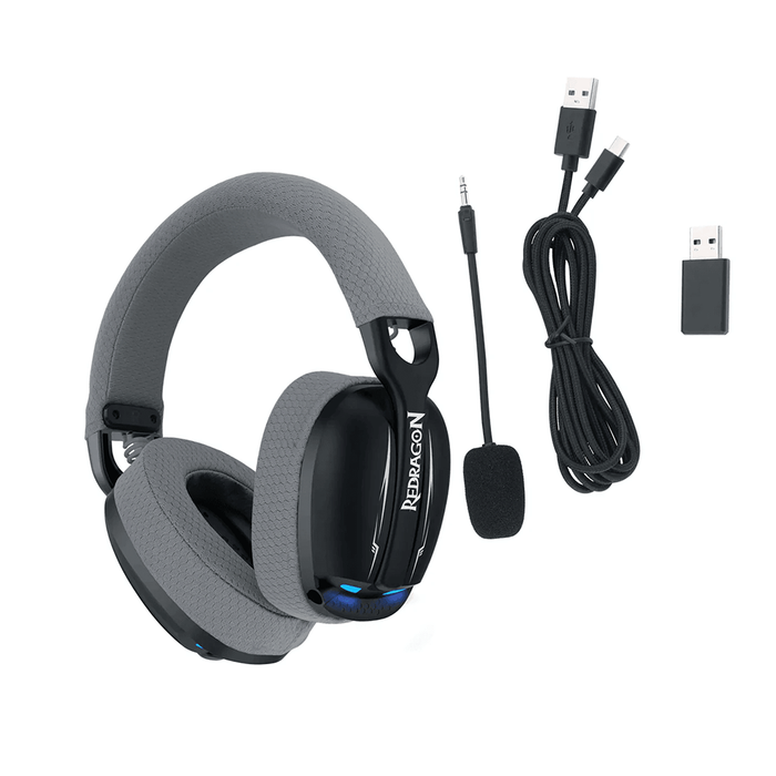 Redragon SKULD PRO H878 3-Mode 7.1 Surround Sound - 40MM Drivers - Detachable Microphone Multi-Platform Gaming Headset Redragon SKULD PRO H878 3-Mode 7.1 Surround Sound - 40MM Drivers - Detachable Microphone Multi-Platform Gaming Headset